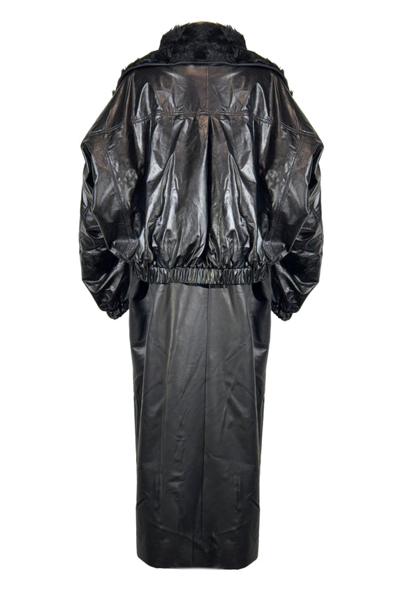 Lambskin Long Jacket