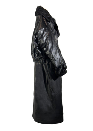 Lambskin Long Jacket