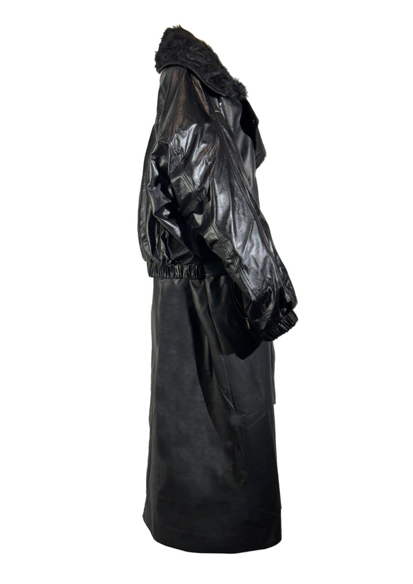 Lambskin Long Jacket