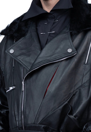 Lambskin Long Jacket