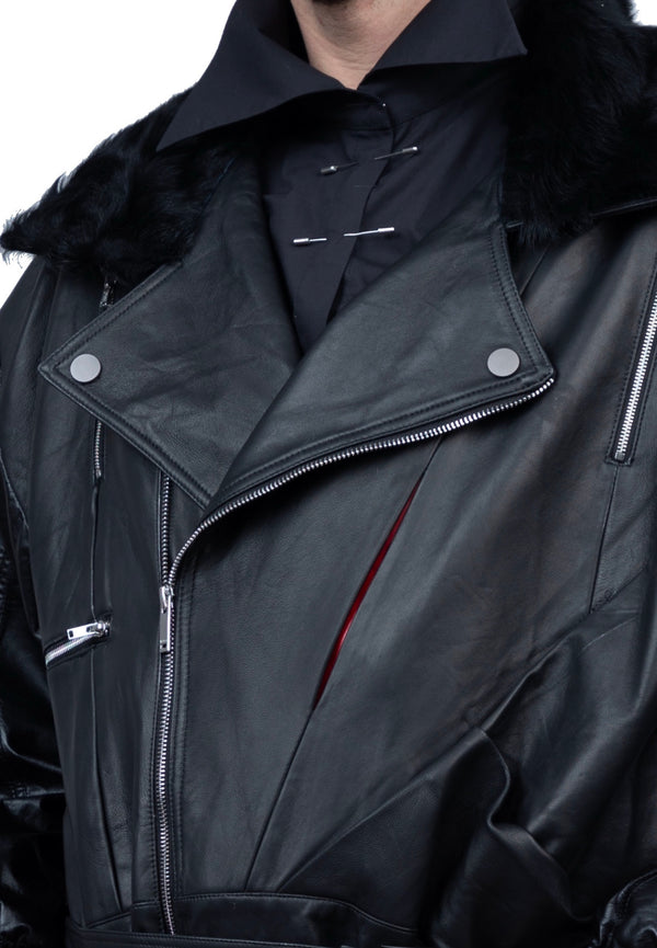 Lambskin Long Jacket