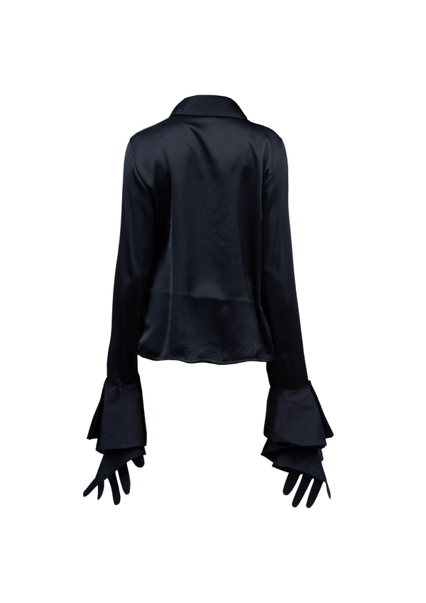 Cuff Gloves Long Shirt