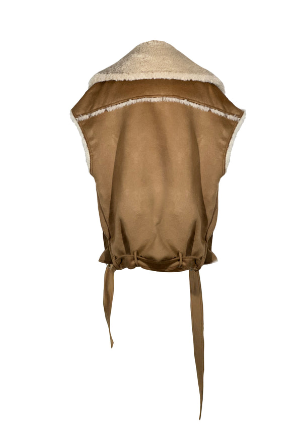 Wool blend Fleece Vest